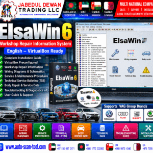 ElsaWin 6 English VirtualBox workshop repair information and installation support - JDTCL