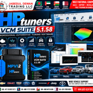 HP Tuners VCM Suite 5.1.58 automotive tuning and diagnostic software - Jabedul Dewan Trading LLC