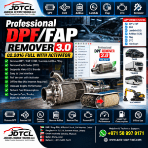JDTCL Professional DPF FAP Remover 3.0 02.2016 Full with Activator
