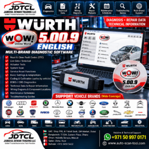 Wurth WOW 5.00.9 English automotive diagnostic software - JDTCL