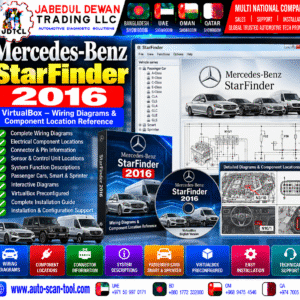Mercedes-Benz StarFinder 2016 VirtualBox wiring diagrams and component location reference - JDTCL