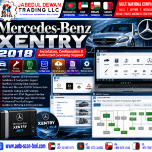 Mercedes-Benz XENTRY 2018 installation configuration and authorized licensing support - JDTCL
