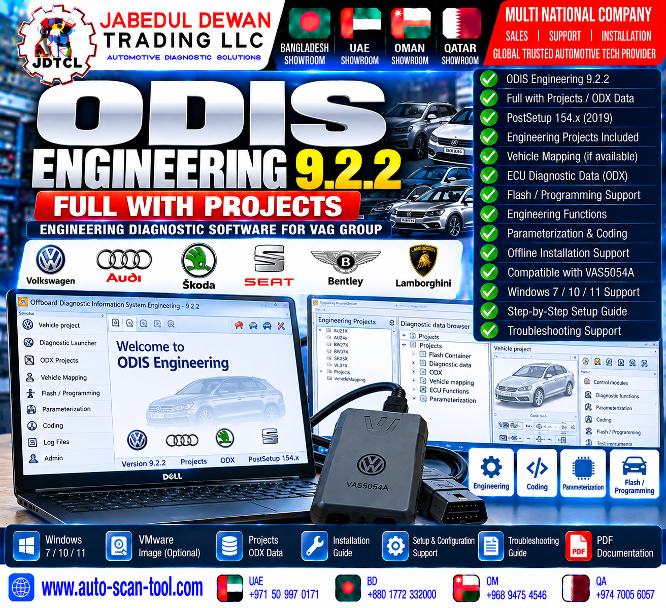 ODIS Engineering 9.2.2 Projects and ODX diagnostic data installation support - JDTCL