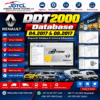 Renault DDT2000 Database 04.2017 and 08.2017 diagnostic database technical reference - JDTCL