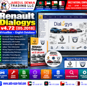 Renault Dialogys v4.72 05.2018 VirtualBox parts catalog and workshop information - JDTCL
