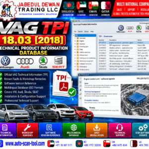 VAG TPI 18.03 2018 VW Audi Skoda SEAT Technical Product Information Database - JDTCL