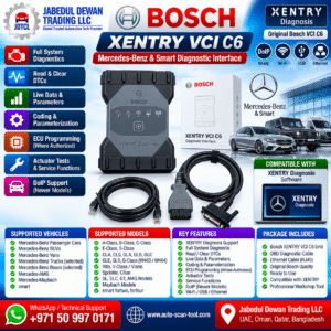 Bosch XENTRY VCI C6 DoIP diagnostic interface for Mercedes-Benz and Smart vehicles