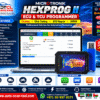 HEXPROG II ECU TCU programmer for OBD2 Bench Boot JTAG cloning and chip tuning