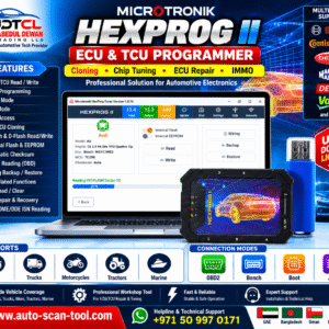 HEXPROG II ECU TCU programmer for OBD2 Bench Boot JTAG cloning and chip tuning