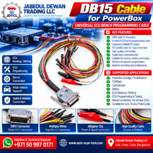 DB15 Cable for PowerBox universal ECU bench programming cable for ECU reading writing and programming