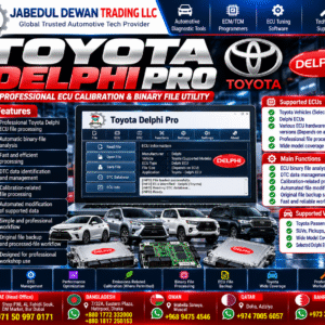 Toyota Delphi Pro – Professional ECU Calibration & Binary File Utility
