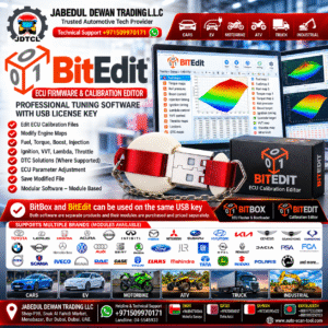 BitEdit ECU firmware and calibration editor software with USB license key for professional automotive ECU tuning